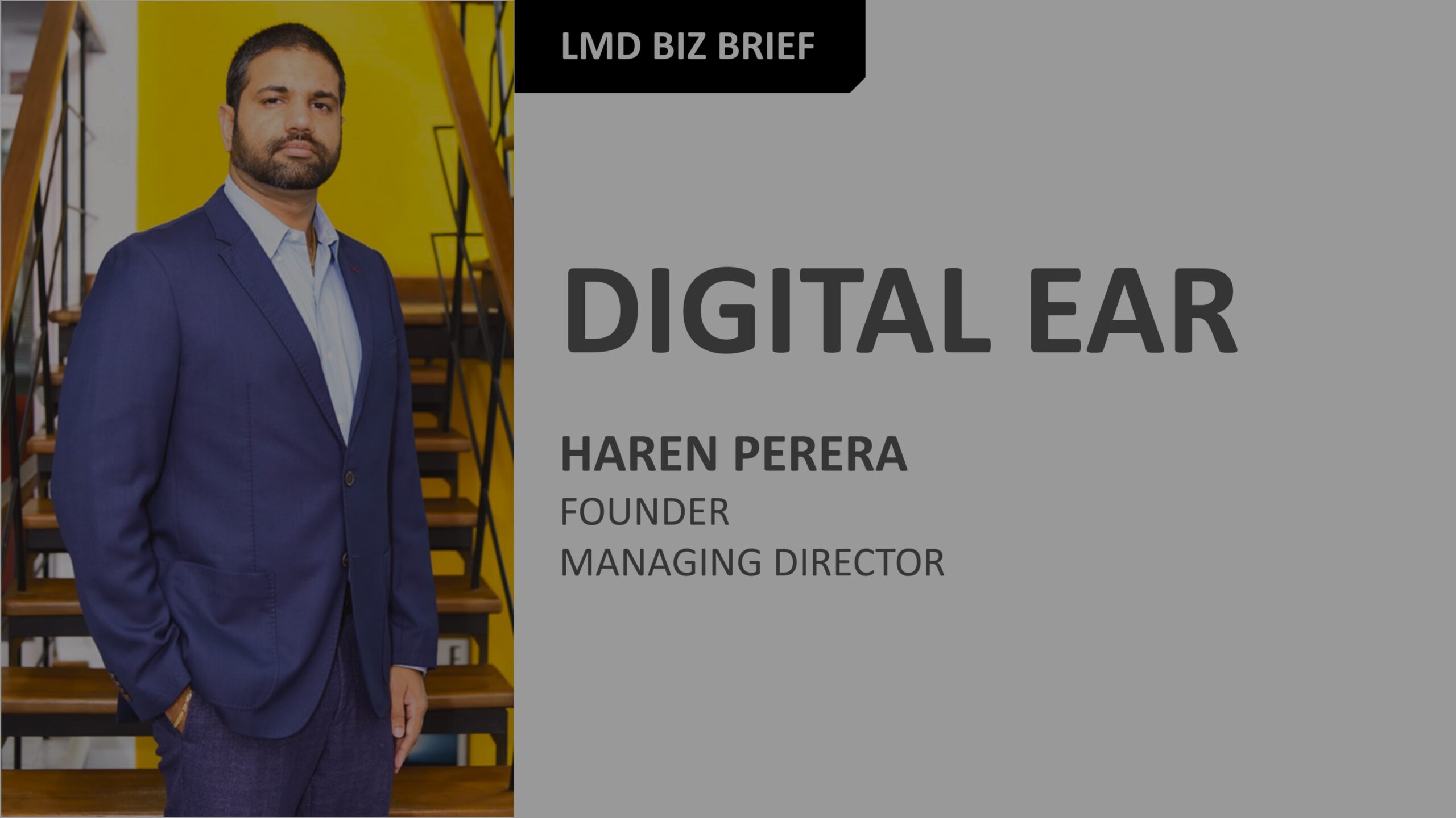 A Decade of Audio Evolution: A Conversation with Haren Perera